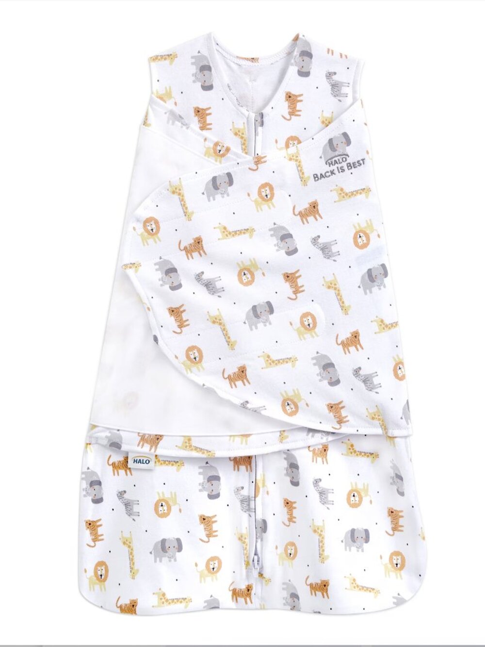 NWT HALO SleepSack Swaddle 1.5 TOG Cotton 3-6M